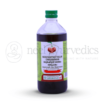 Vaidyaratnam Madhuyashtyadi Thailam Chikkanapakam - 450 ML