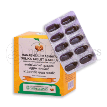 Vaidyaratnam Manjishtadi Kashaya Gulika Tablets - 100 Tab