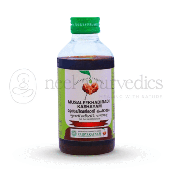 Vaidyaratnam Musaleekhadiradi Kashayam - 200 ML