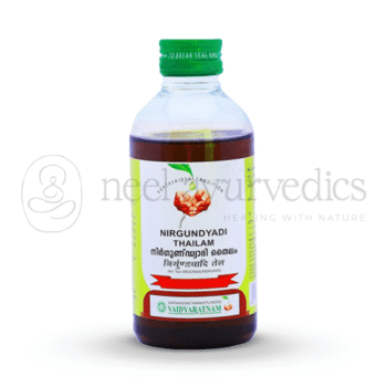 Vaidyaratnam Nirgundyadi Thailam - 200 ML