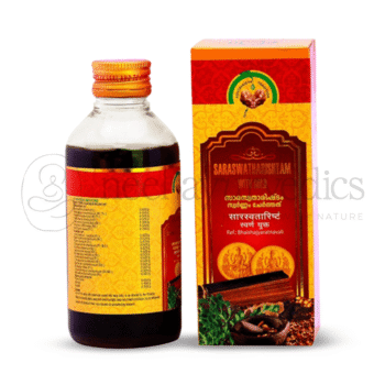 Vaidyaratnam Saraswatharishtam With Gold - 450 ML