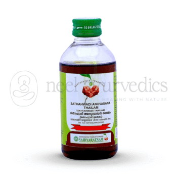 Vaidyaratnam Sathawadi Anuvasana Thailam - 200 ML