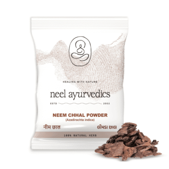 Neel Ayurvedics Corteccia di Neem (Limda Chhal) in polvere - 100 GM