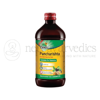 Zandu Pancharishta per Diabetici | Senza Zucchero | per Indigestione, Acidita e Gas - 450 ML