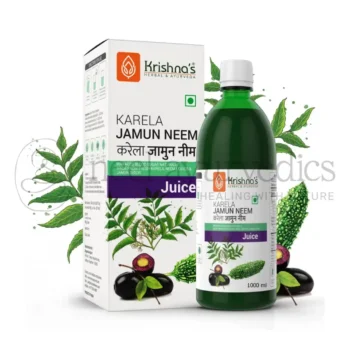 Krishna's Herbal And Ayurveda Succo di Karela, Jamun e Neem - 1000 ML