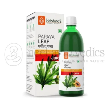 Krishna's Herbal And Ayurveda Succo di Foglie di Papaya - 1000 ML