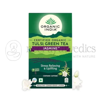 Organic India Tulsi Te Verde Gelsomino - 25 Tea Bags