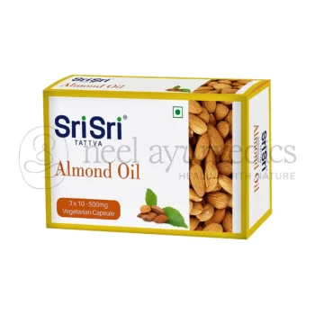 Sri Sri Tattva Capsule di Olio di Mandorle Memo Charge - 30 Caps