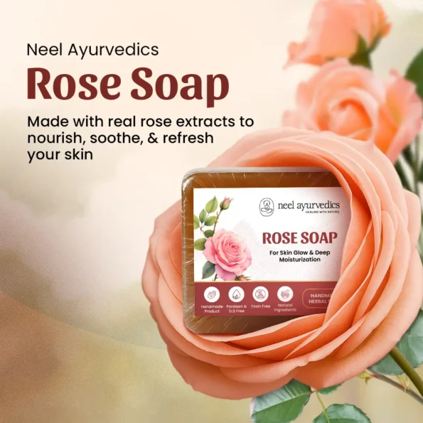 Neel Ayurvedics Sapone alla rosa
