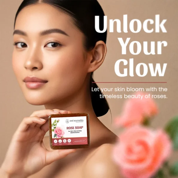 Neel Ayurvedics Sapone alla rosa