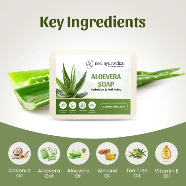 Neel Ayurvedics Sapone all'aloe vera